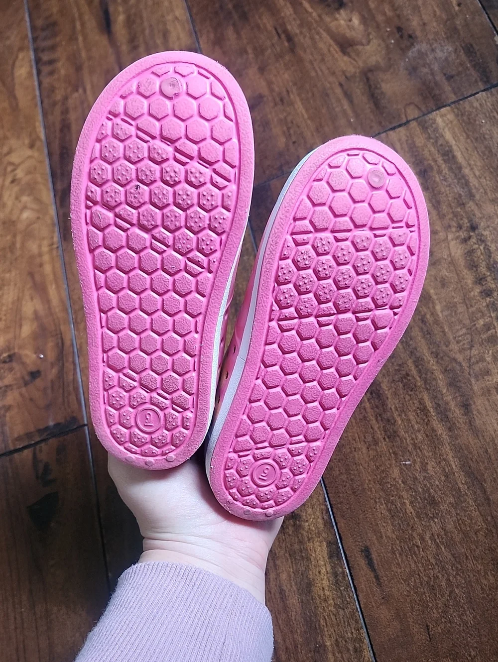 3/$15! Cat & Jack Toddler Size 9 Pastel Rainbow Slip-On Waterproof Shoes